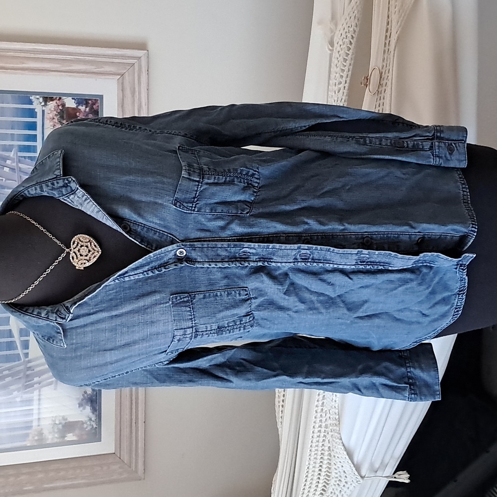 Banana Republic Dark Blue Denim Shirt